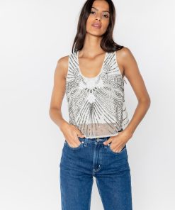 Jules Beaded Crop